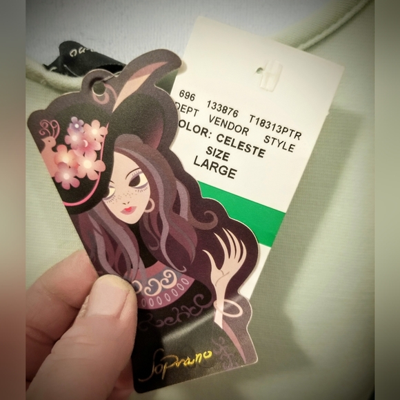 Sleeveless Studded Peplum Top- NWT - Picture 4 of 4